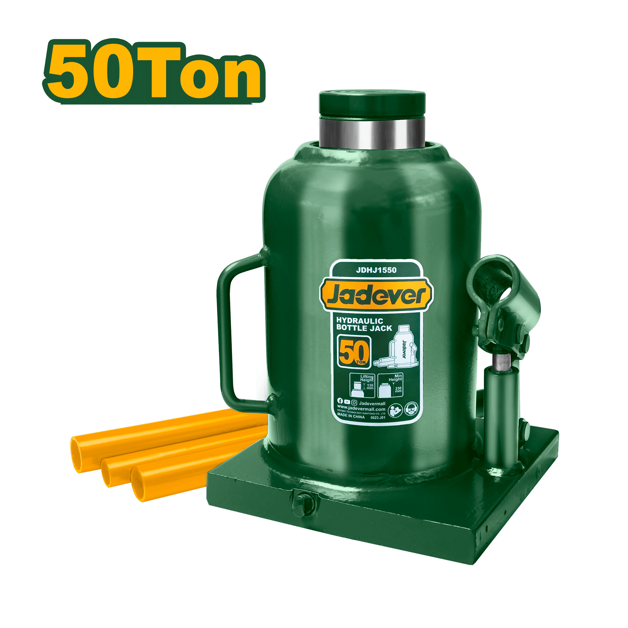 GATA BOTELLA 50TON MIN: 230MM ELE:130MM