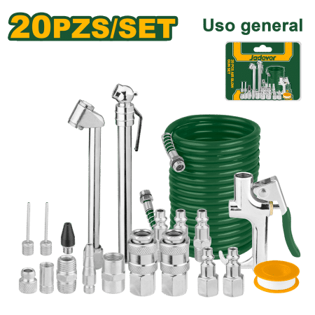 SET DE PISTOLAS DE AIRE 1/4" 20PCS