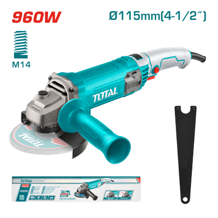 AMOLADORA ANGULAR 4.5'' 115MM M14 960W INDUSTRIAL