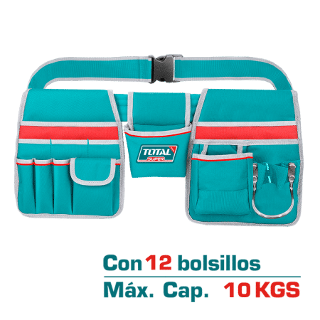 PORTA HERRAMIENTAS 12 BOLSILLOS MAX 10KG