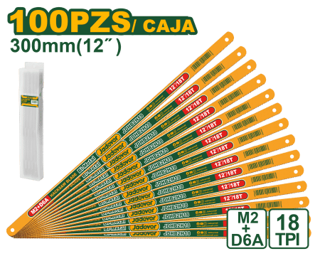 HOJA DE SIERRA BI-METAL M2+D6A 18T 300MM 12"
