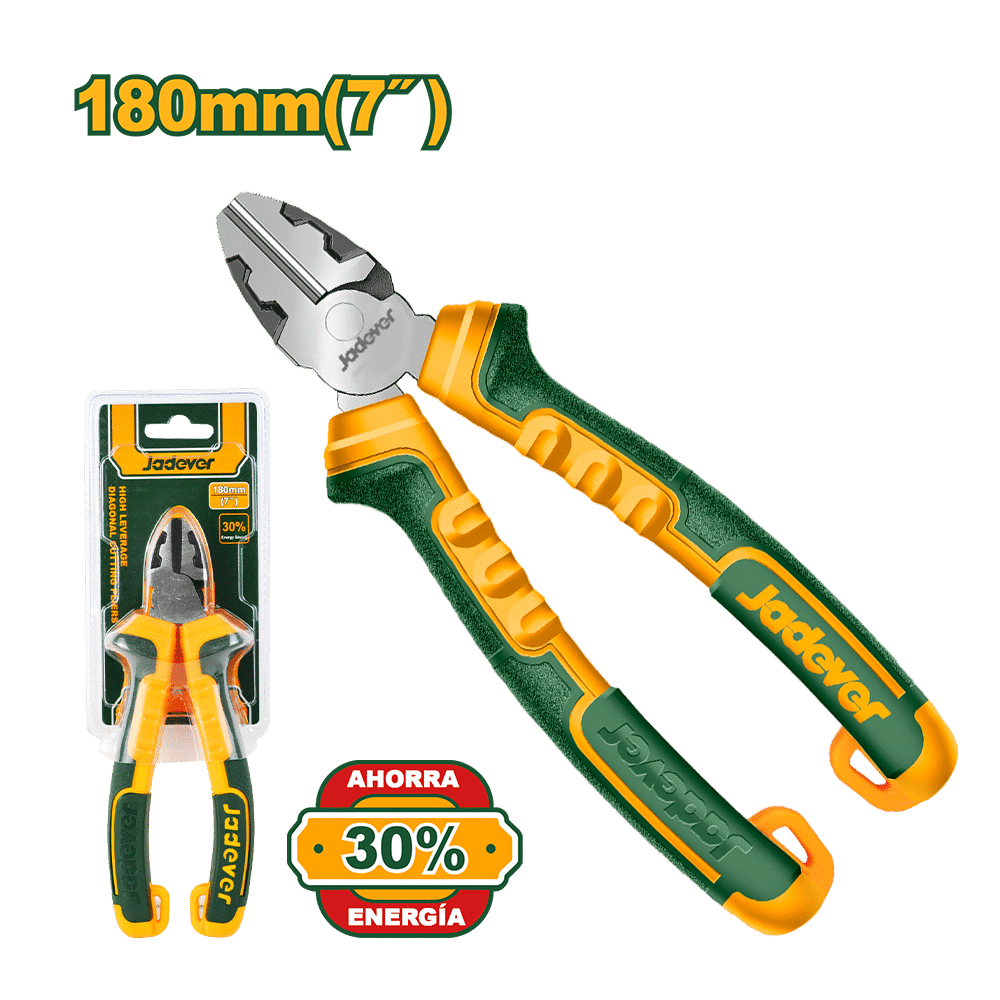 ALICATE CORTE DIAGONAL ENERGY-30% 7'' 180MM A.PALANCA INDUSTRIAL