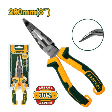 ALICATE PUNTA DOBLADA 8" 200MM  A.PALANCA