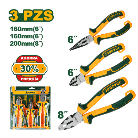 SET DE ALICATES DE ALTO APALANCAMIENTO 3PCS