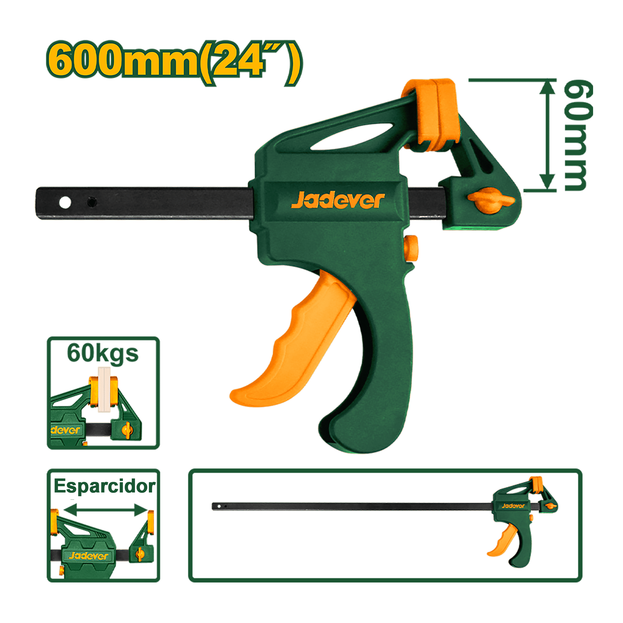 PRENSA F RÁPIDA 24" 60X600MM
