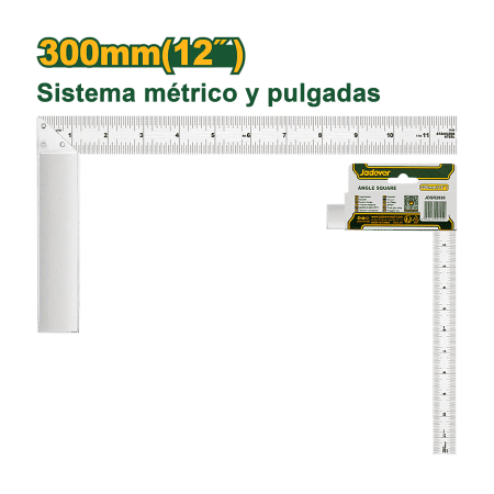 REGLA ESCUADRA DE ÁNGULO 12"