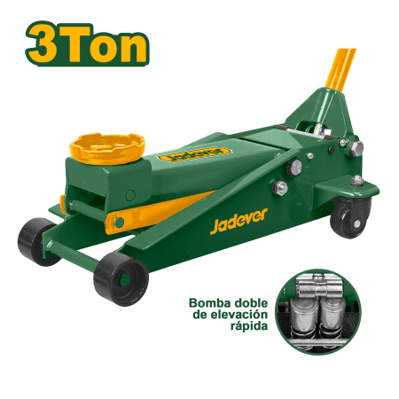 GATA LAGARTO 3.0TON MIN:130MM MAX: 465MM DOBLE BOMBA