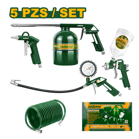 SET DE PISTOLAS PULVERIZACION/INFLADORA/ AIRE 5PCS