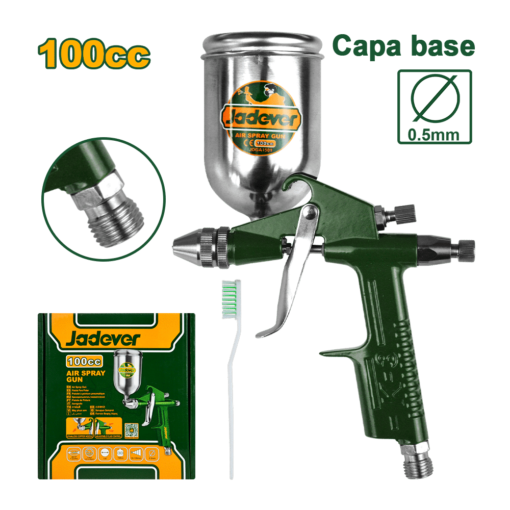 PISTOLA DE PULVERIZACION 0.5MM 100CC