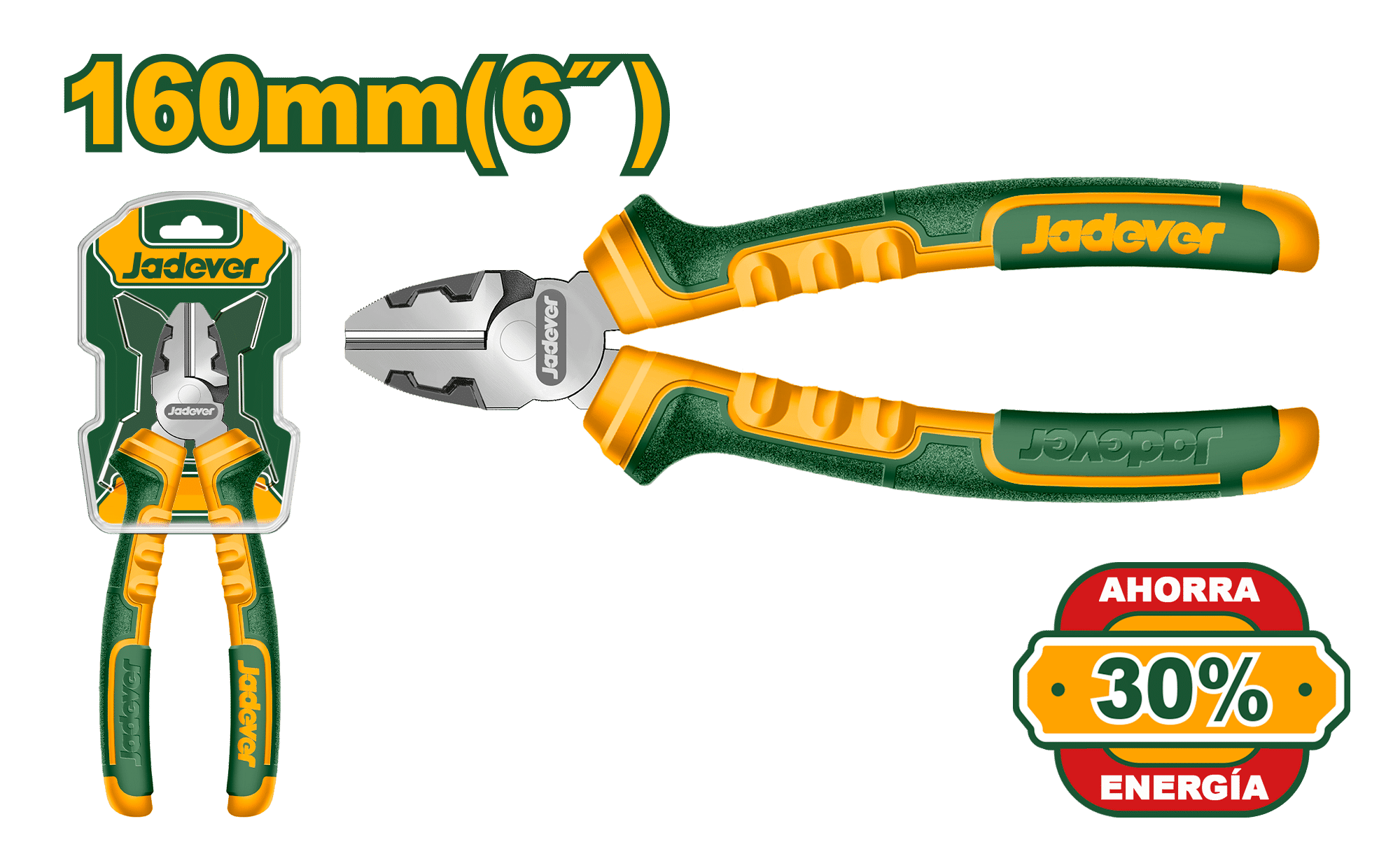 ALICATE CORTE DIAGONAL ENERGY-30% 6'' 160MM A.PALANCA INDUSTRIAL