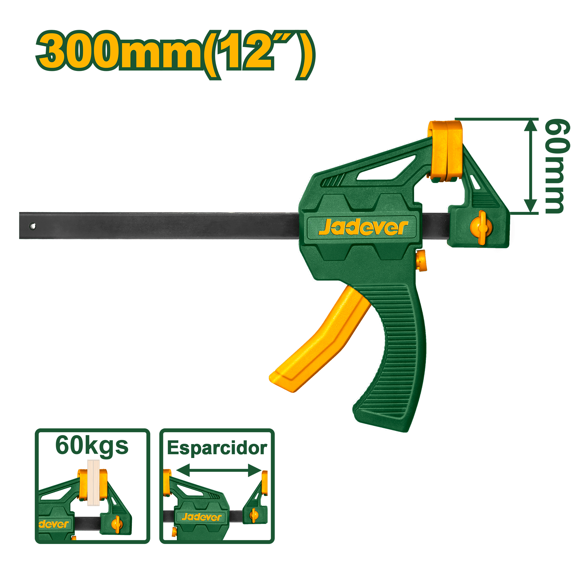 PRENSA F RAPIDA 12" 60X300MM