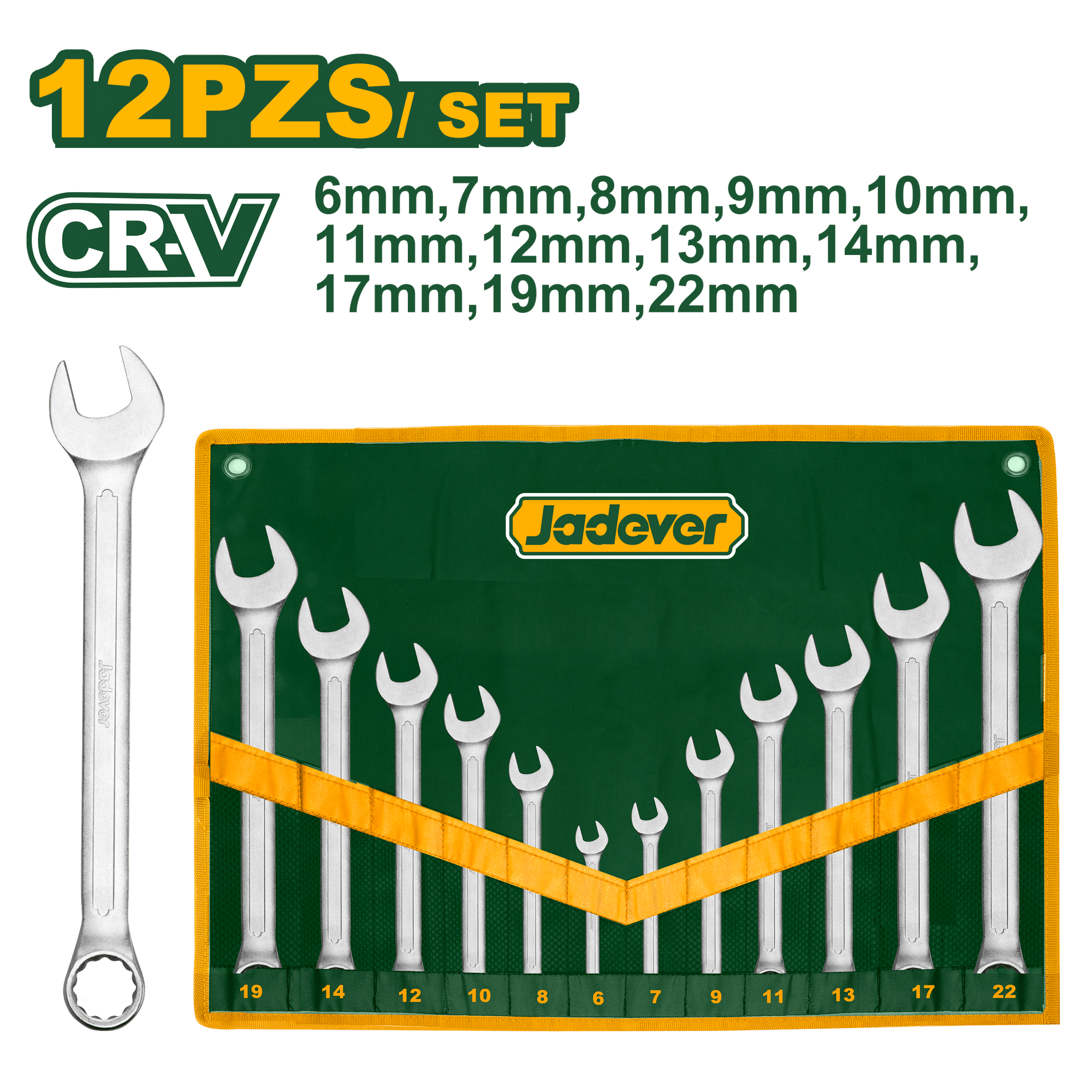 SET DE LLAVES COMBINACION 12PZS CR-V