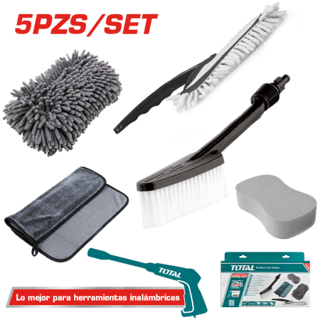 SET DE BOQUILLA + ACCESORIOS P/HIDROLAVALORA 5PCS