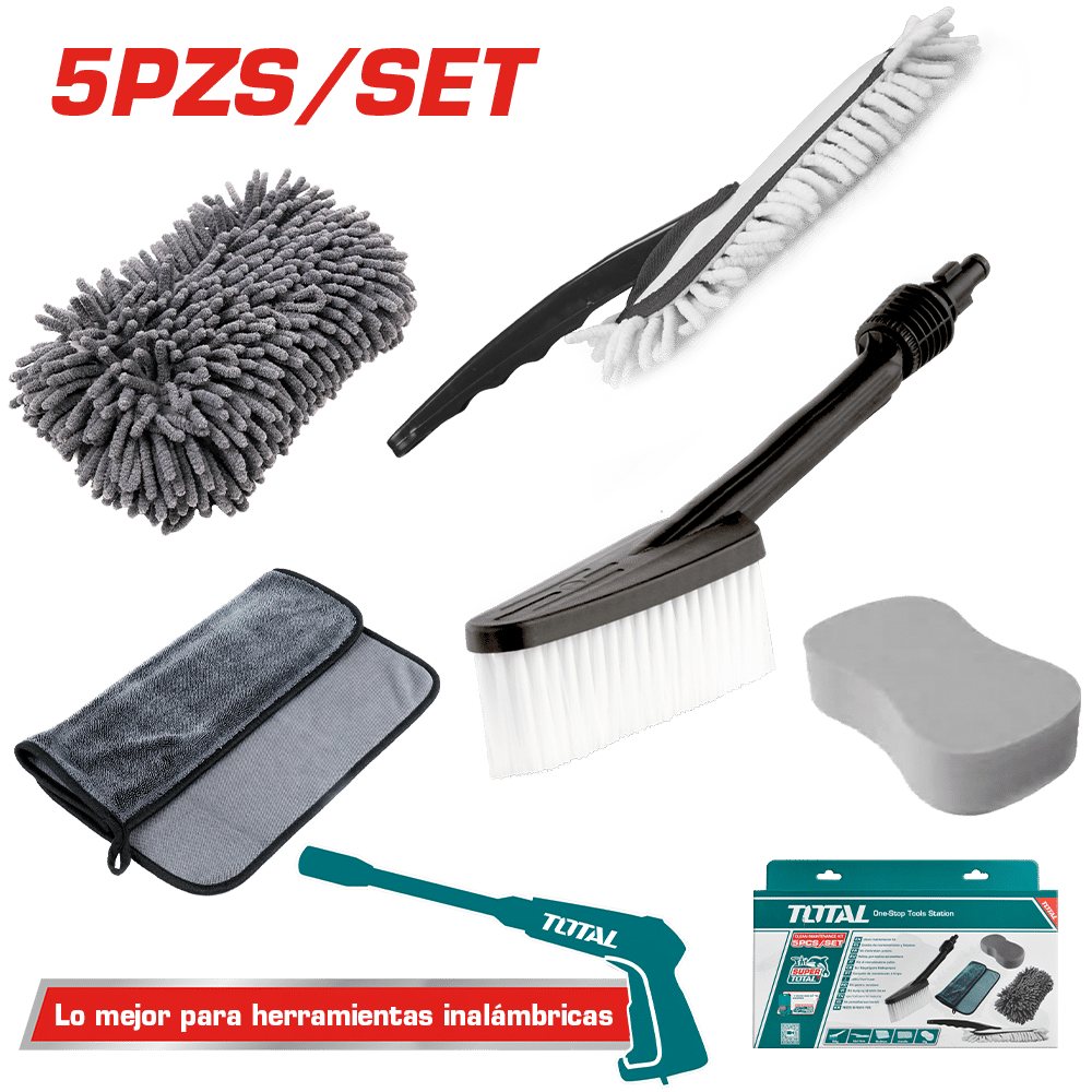 SET DE BOQUILLA + ACCESORIOS P/HIDROLAVALORA 5PCS