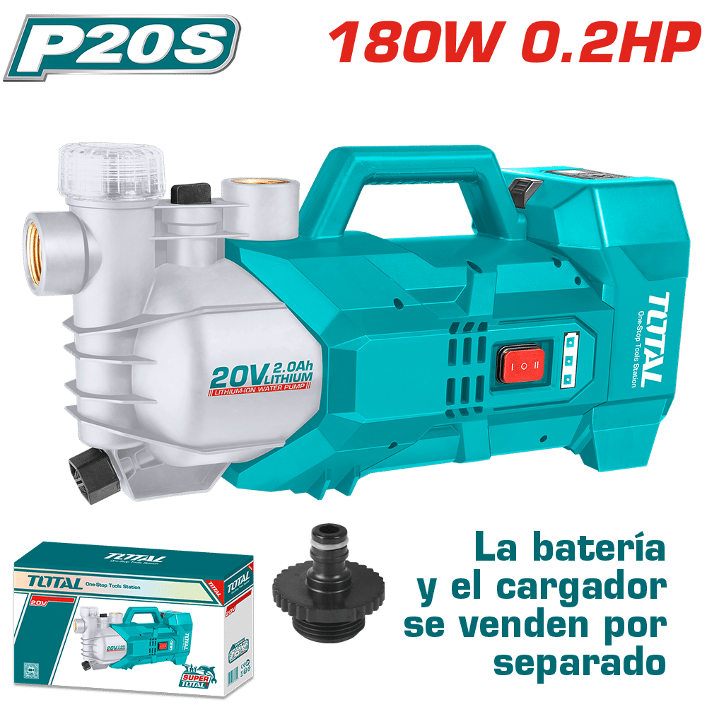 BOMBA DE AGUA LI-ION 20V 0.2HP 47L/MIN