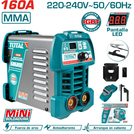 SOLDADORA INVERTER MMA 15-160A LCD E:1.6-3.2