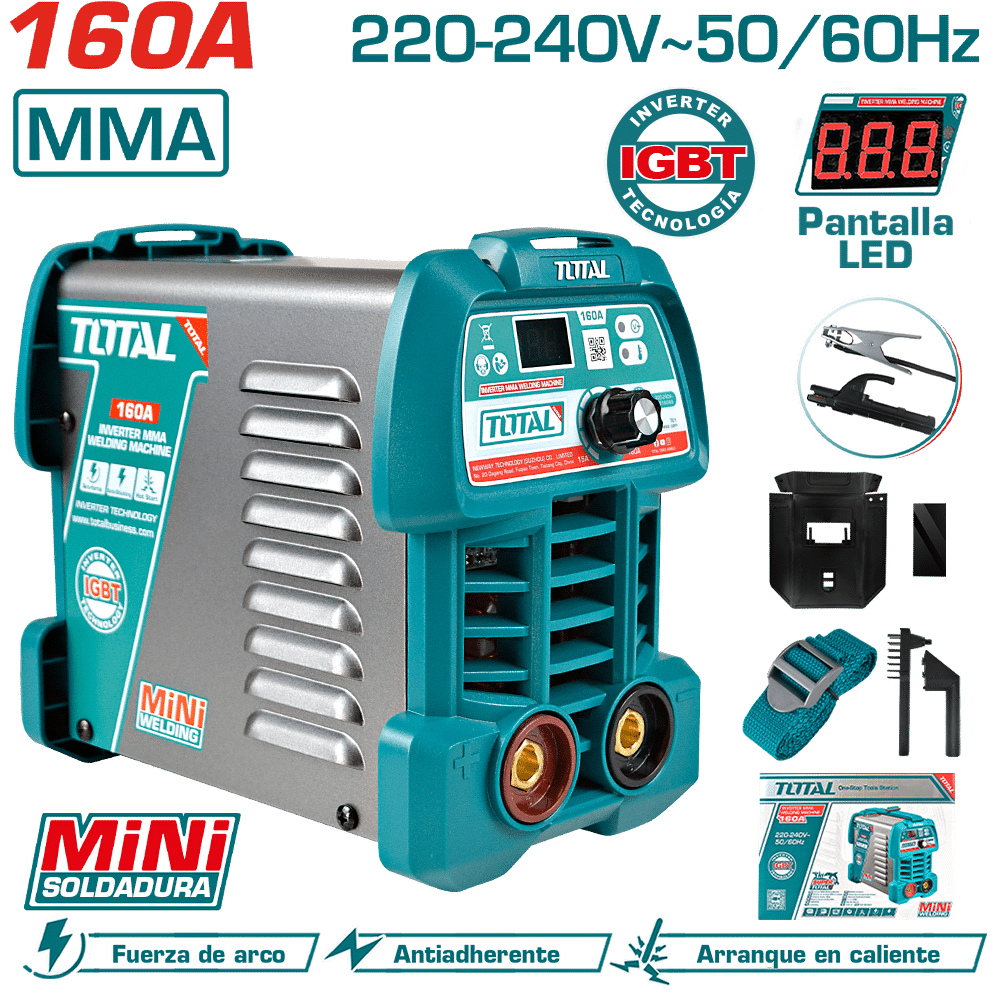 SOLDADORA INVERTER MMA 15-160A LCD E:1.6-3.2