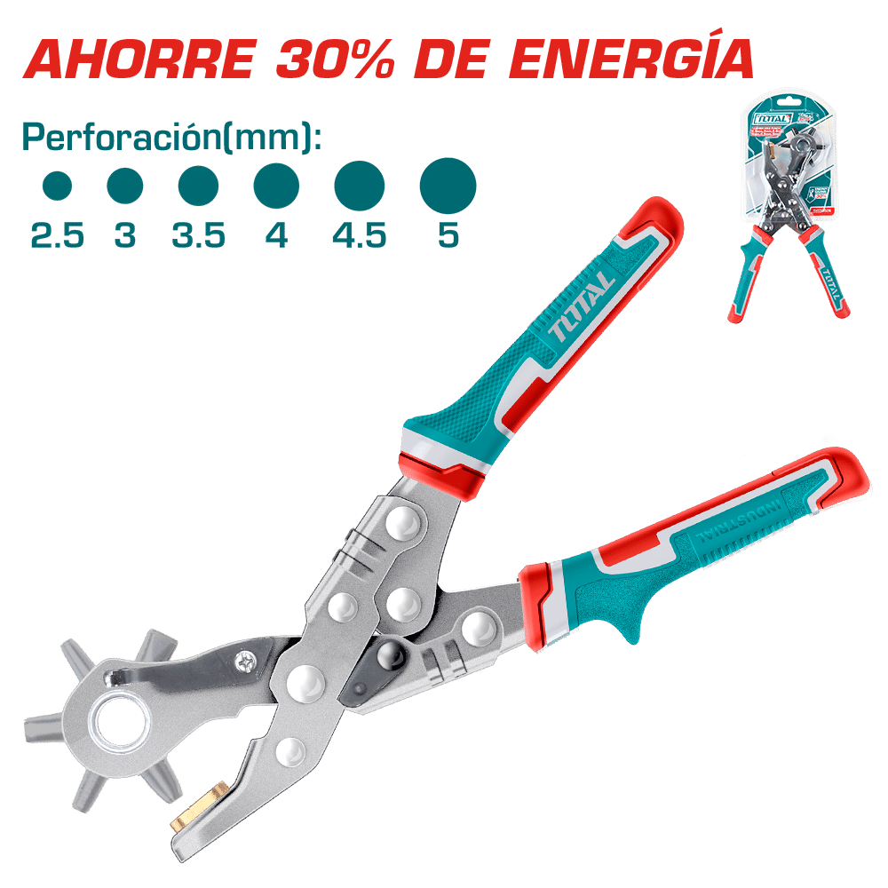 PERFORADORA DE CUERO 2.5/3/3.5/4/4.5/5MM