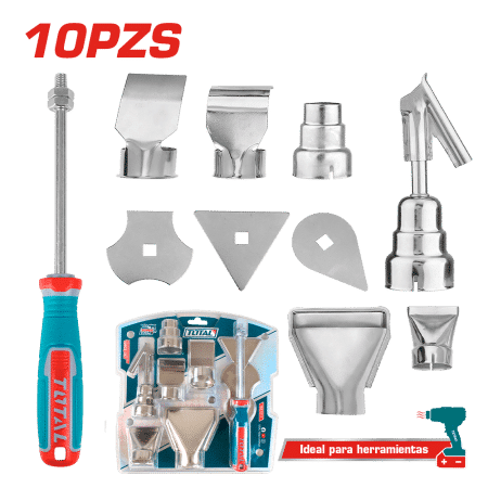 SET DE ACCESORIOS PARA PISTOLA DE CALOR 10PCS