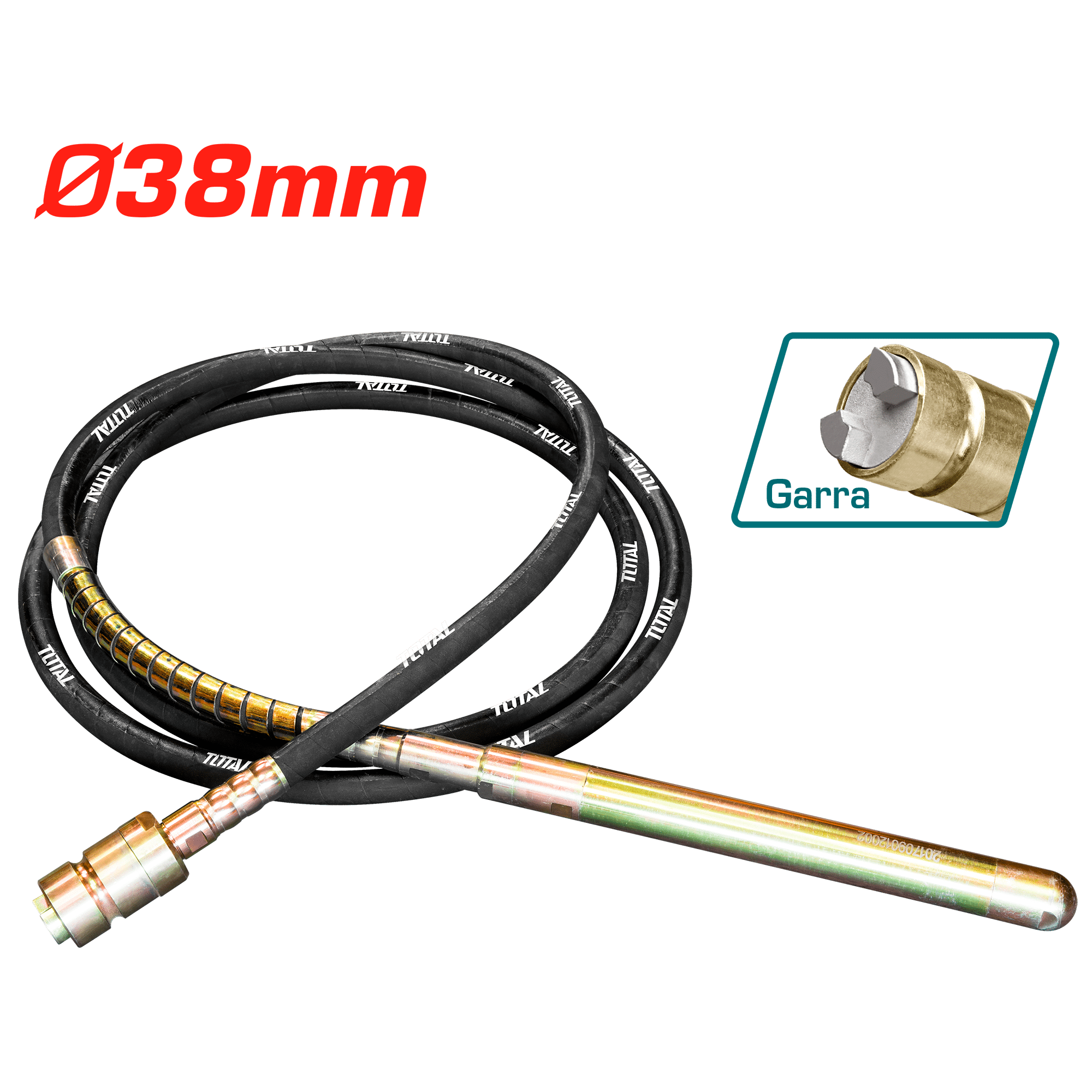 MANGUERA P/VIBRADOR DE CONCRETO 38MM C:465MM