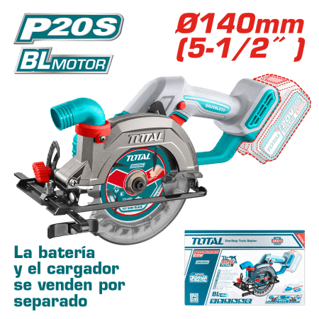 SIERRA CIRCULAR LI-ION 20V 6300RPM 140MM BRUSHLESS INDUSTRIAL