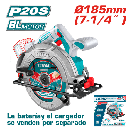 SIERRA CIRCULAR LI-ION 20V 4800RPM 185MM BRUSHLESS INDUSTRIAL
