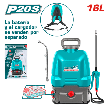 MOCHILA ROCIADORA 20V 16L 5BAR 1.35L/MIN