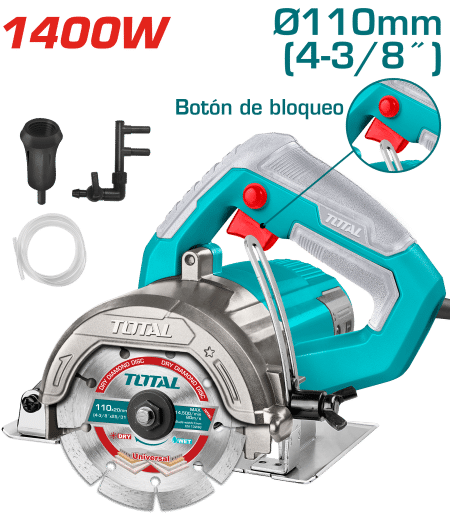 CORTADOR DE MARMOL 1400W 13000RPM 110X20MM CORTE 34MM INDUSTRIAL