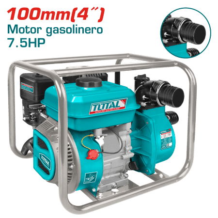 MOTOBOMBA GASOLINERA 4 PULG 7.5HP 1400L/MIN MAX 29M INDUSTRIAL