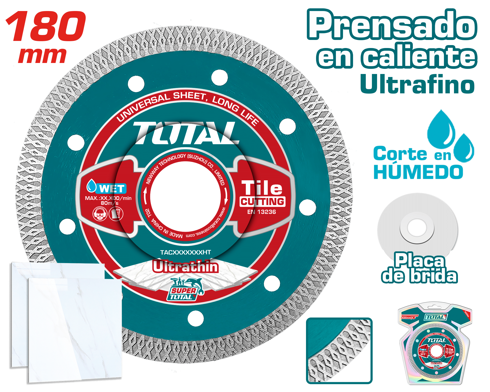 DISCO DIAMAN.7.0" P/PORCELANATO (180X22.2MM)  1.8MM HUMEDO