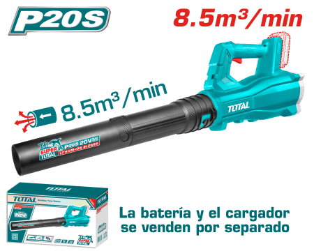 SOPLADORA LI-ION 20V 8.5M3/MIN MAX:115KM/H 15000/MIN