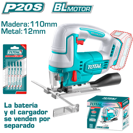 CALADORA 20V BRUSHLESS 3000RPM MAD:110MM MET:12MM INDUSTRIAL