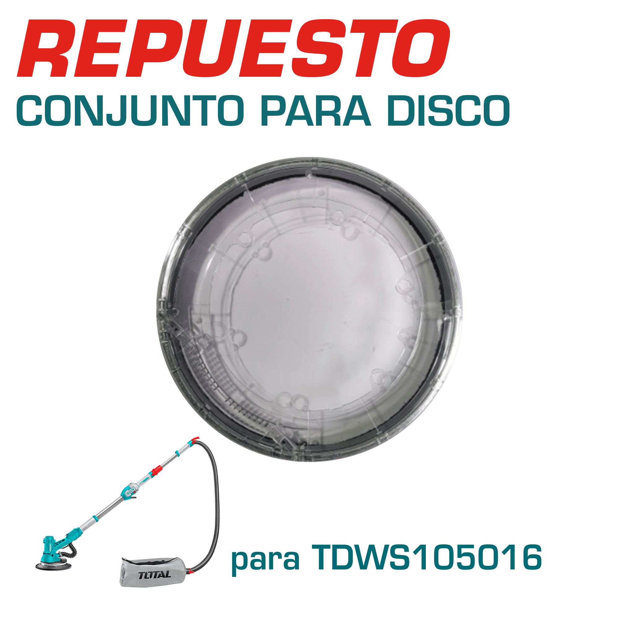 CONJUNTO P/DISCO INFERIOS P/LIJADORA TDWS105016