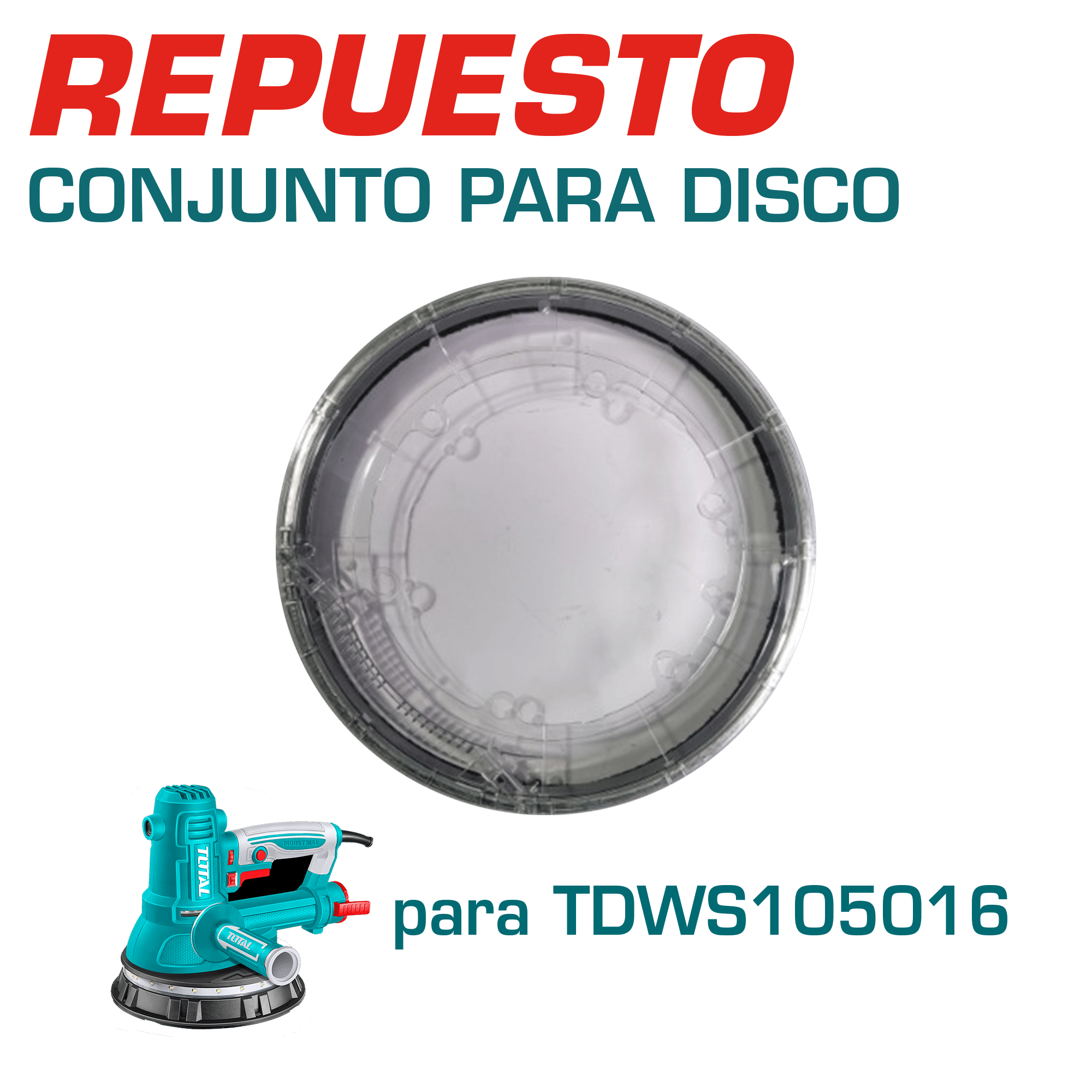 CONJUNTO P/DISCO INFERIOS P/LIJADORA TDWS105016