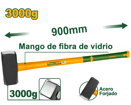 COMBA FORJADA 3000G 45-ACERO AL CARBON + FIBRA DE VIDRIO