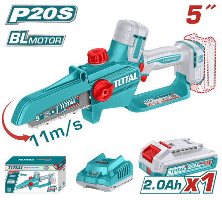 SIERRA DE CADENA PODADORA 20V BL 5'' 11M/S 1X2.0AH INDUSTRIAL