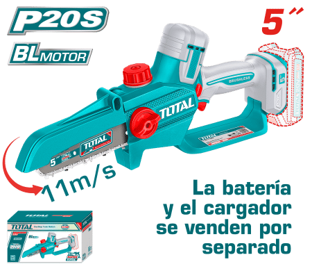 SIERRA DE CADENA PODADORA 20V BL 5'' 11M/S INDUSTRIAL