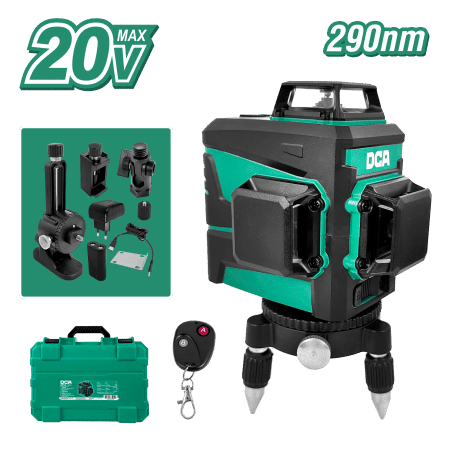 NIVEL LASER RECARGABLE 4V 4.0AH 515NM ACC:4MM A 10M CLASS 3R 1/4"