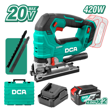 CALADORA 20V 420W 800-3500RPM MAD:120MM MET:10MM AL:20MM