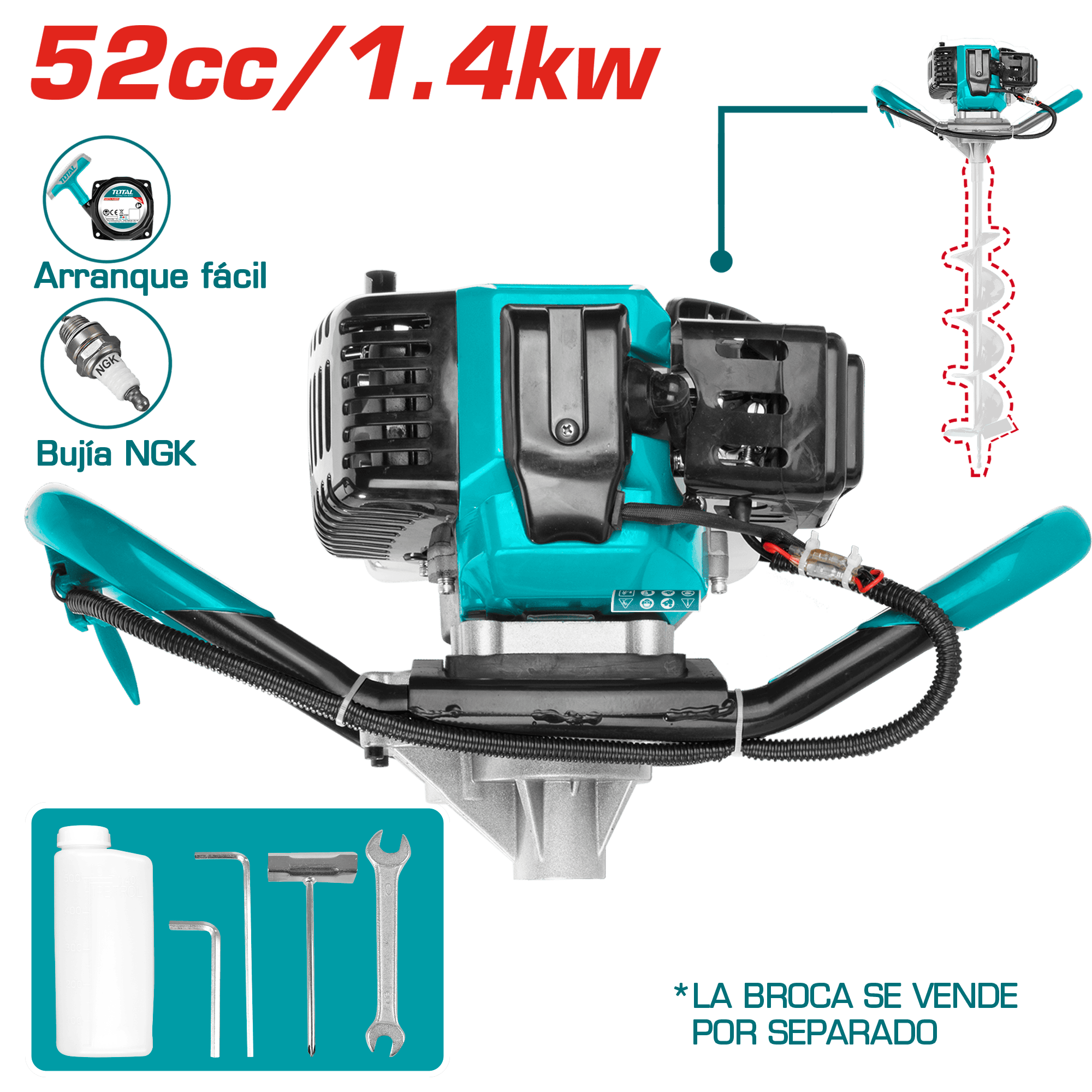 AHOYADORA S/BROCA 1.4W 52CC 265/MIN