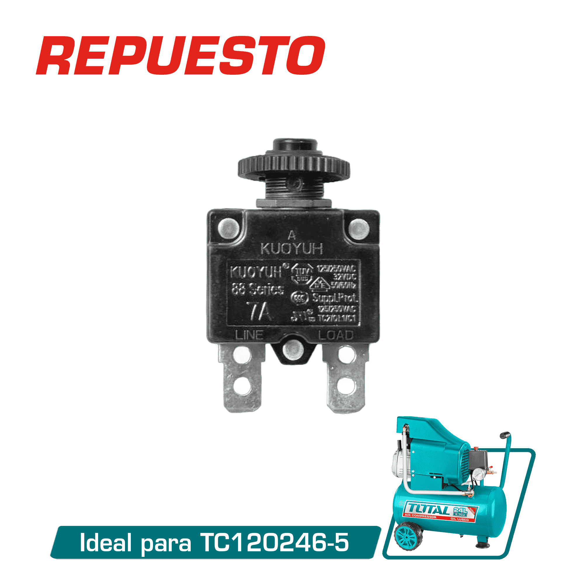TERMICO DE COMPRESORA PARA TC120246-5