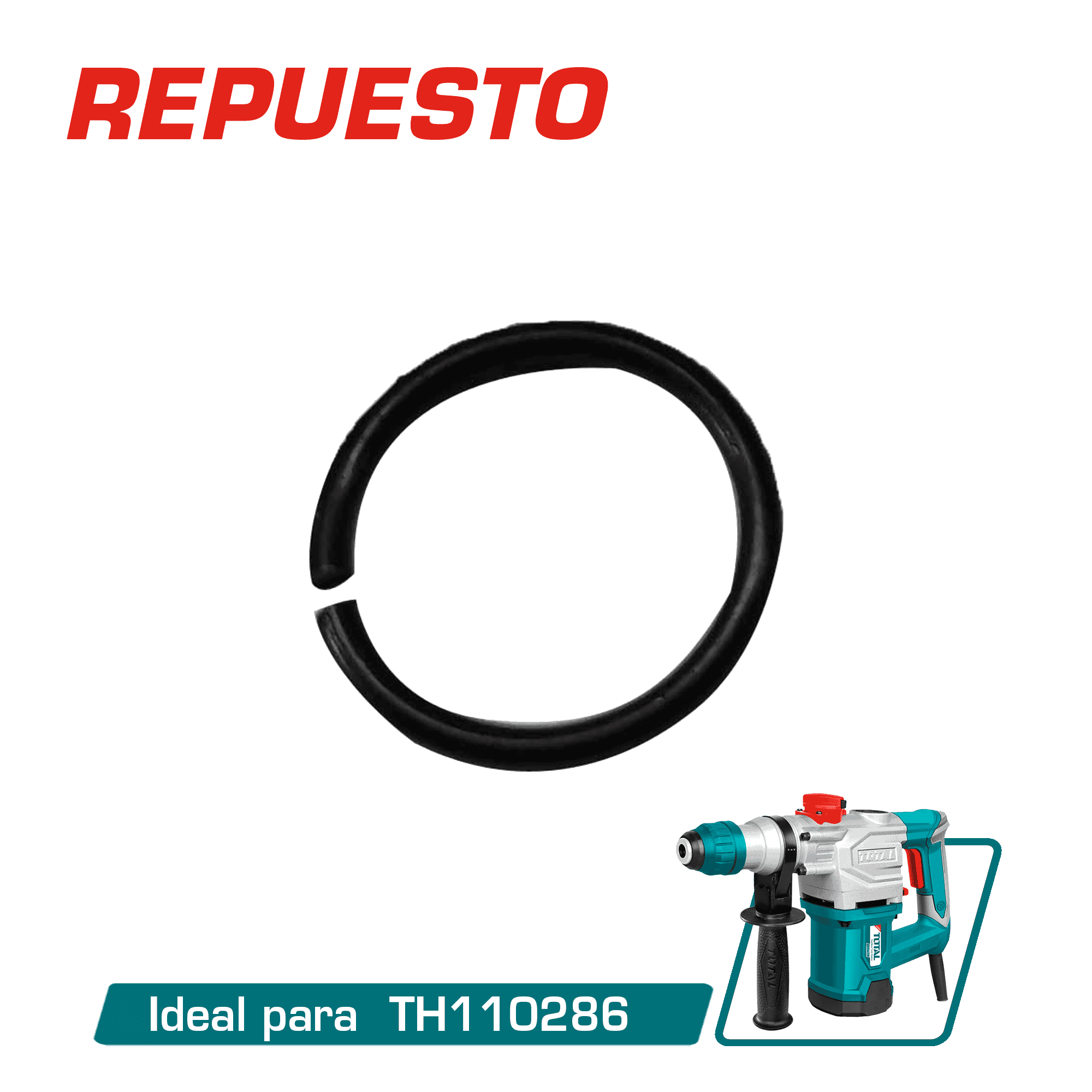ANILLO DE ACERO 17.5*2 DE ROTOMARTILLO PARA TH110286