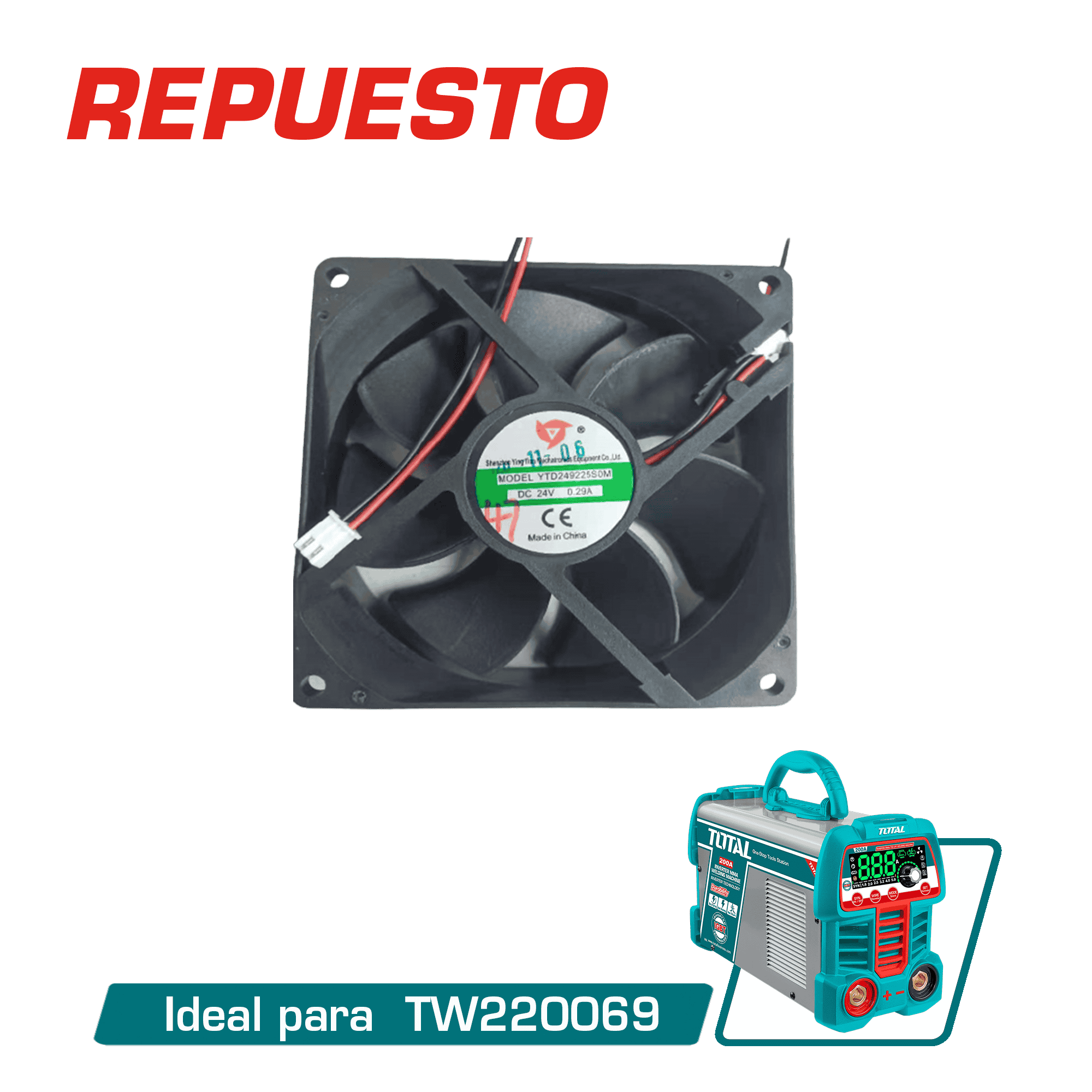 VENTILADOR DE SOLDADORA PARA TW220069