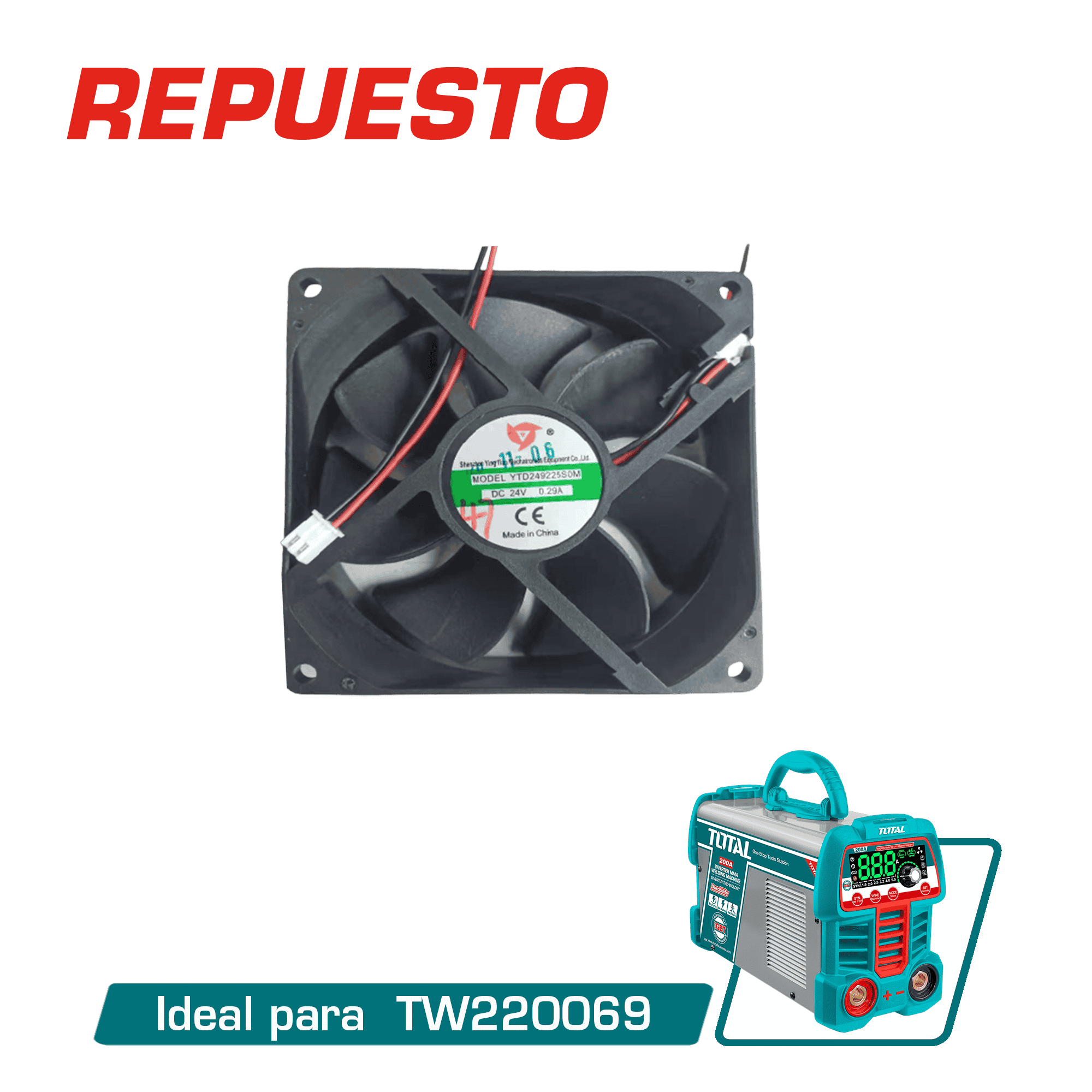 VENTILADOR DE SOLDADORA PARA TW220069