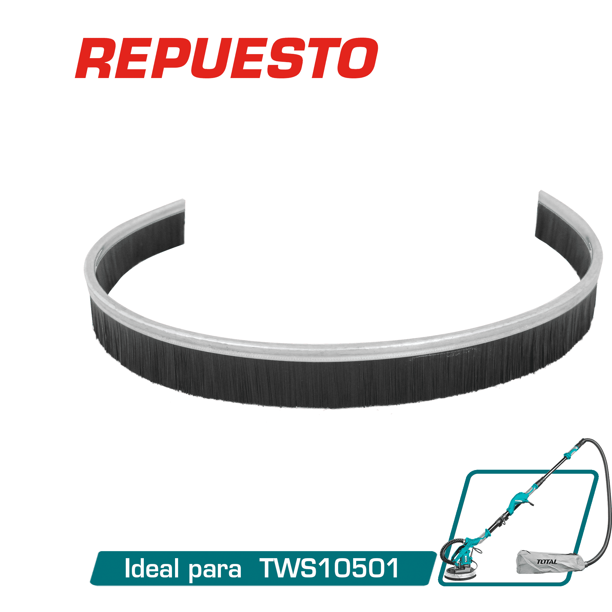 CEPILLO LARGO DE LIJADORA DE DRYWALL PARA TWS10501