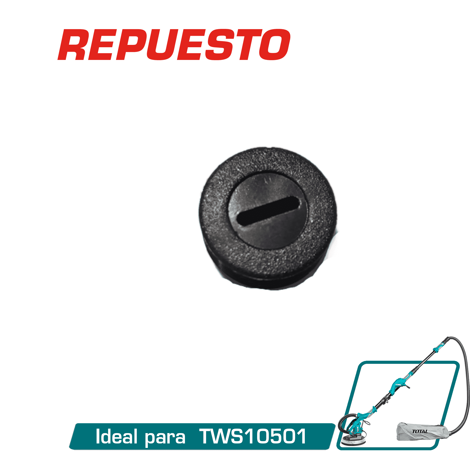 TAPA DE PORTA ESCOBILLAS DE LIJADORA DE DRYWALL PARA TWS10501