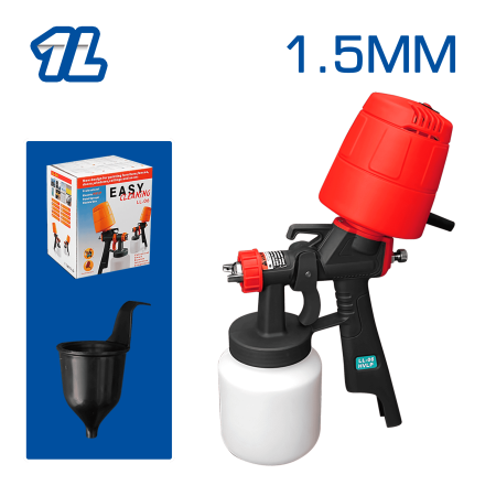 PISTOLA P/PINTAR ELECTRICA 1L 1.5MM 450W MAX: 400ML/MIN