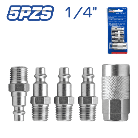 KIT DE ACOPLES/CONECTOR 1/4 - 5PZS