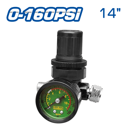 REGULADOR C/MANOMETRO 0-160PSI 1/4PULG