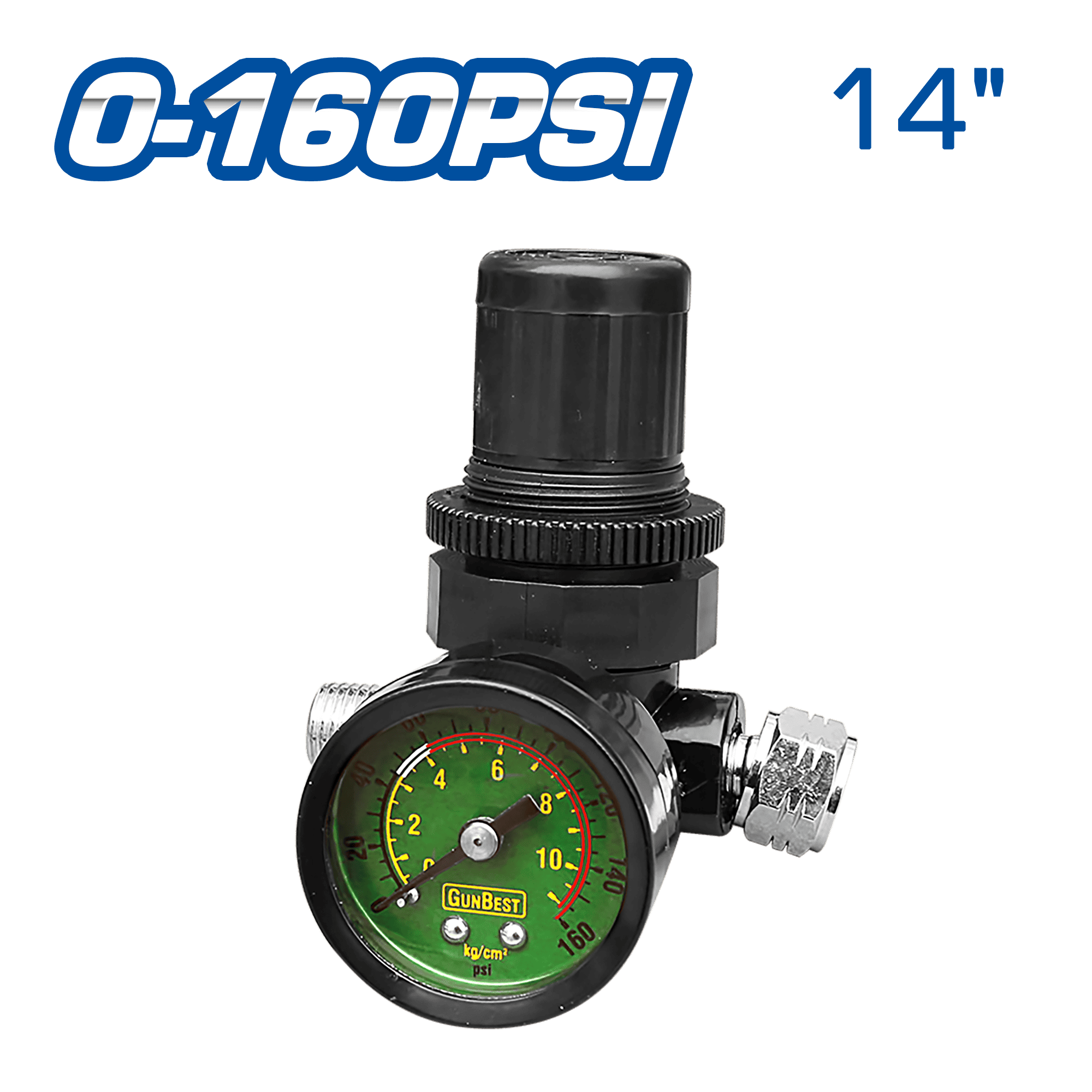 REGULADOR C/MANOMETRO 0-160PSI 1/4PULG